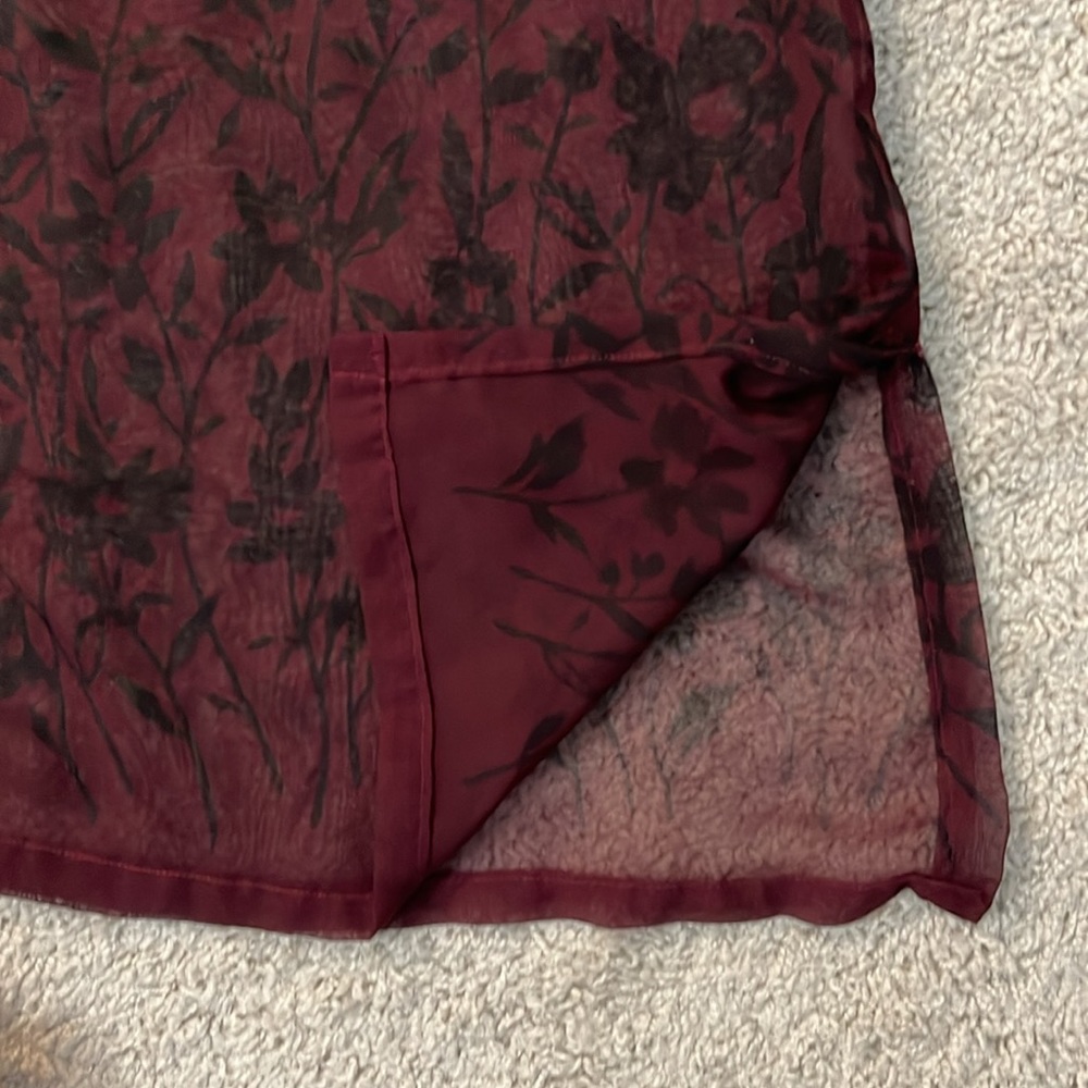 Sheer Chiffon Swim Cover Up Blouse - Picture 6 of 13